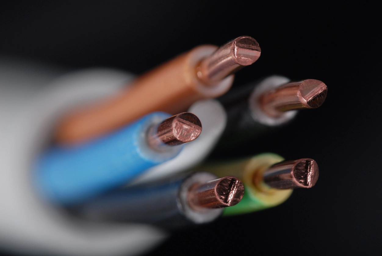 Cable cobre conductor de alambre desnudo